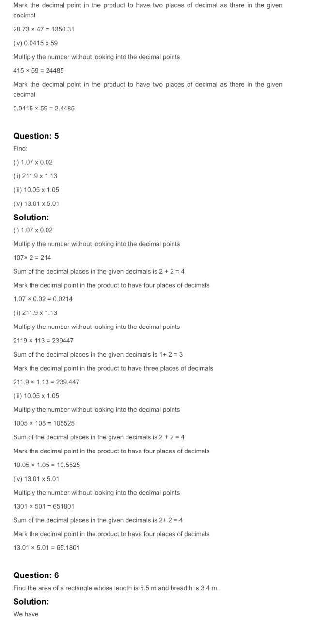 RD Sharma Solutions For Class 7 Maths Chapter 3