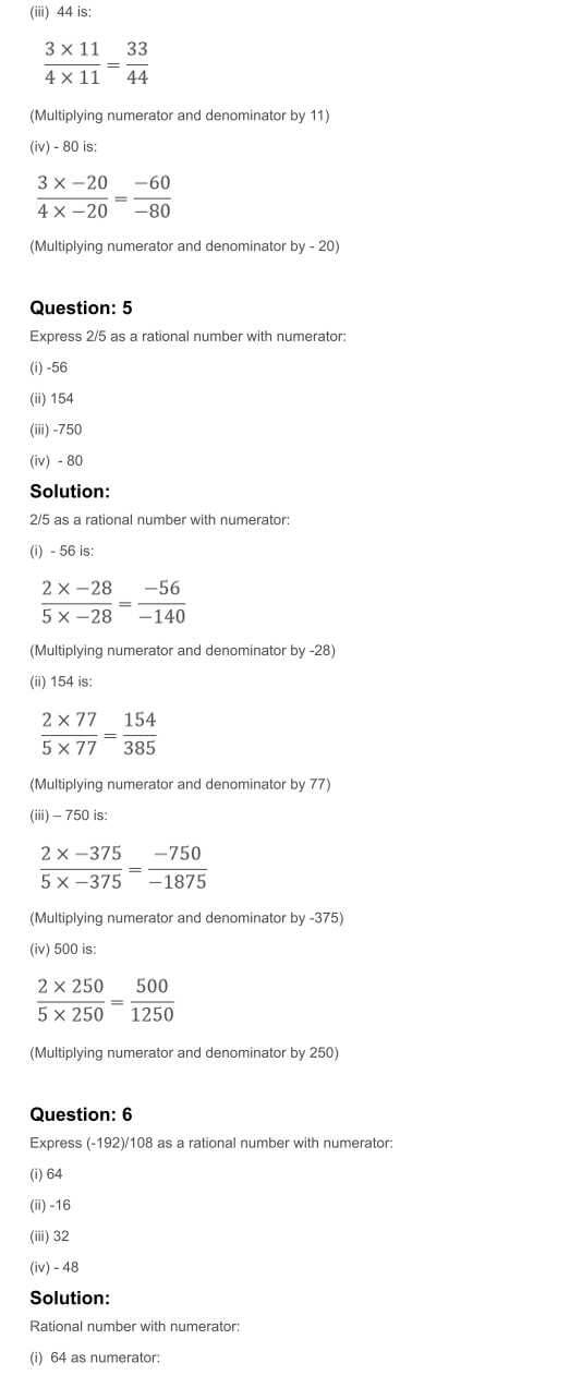 RD Sharma Solutions For Class 7 Maths Chapter 4