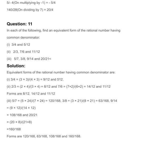 RD Sharma Solutions For Class 7 Maths Chapter 4