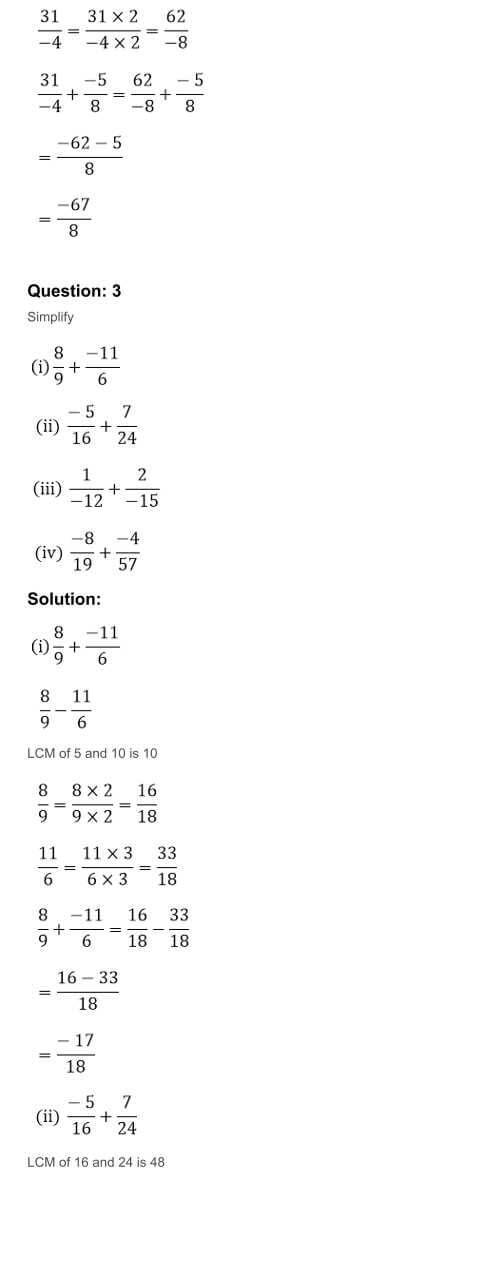 RD Sharma Solutions For Class 7 Maths Chapter 5