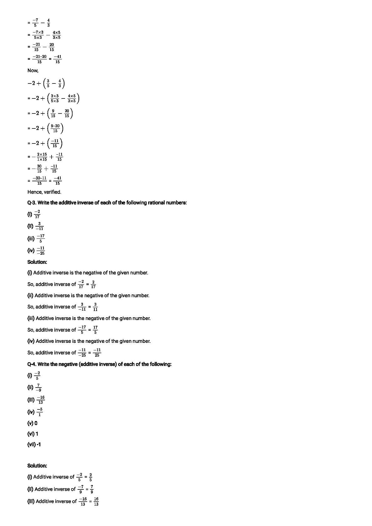 RD Sharma Solutions For Class 8 Maths Chapter 1