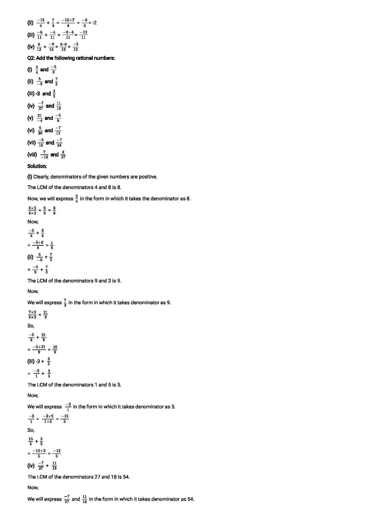 RD Sharma Solutions For Class 8 Maths Chapter 1