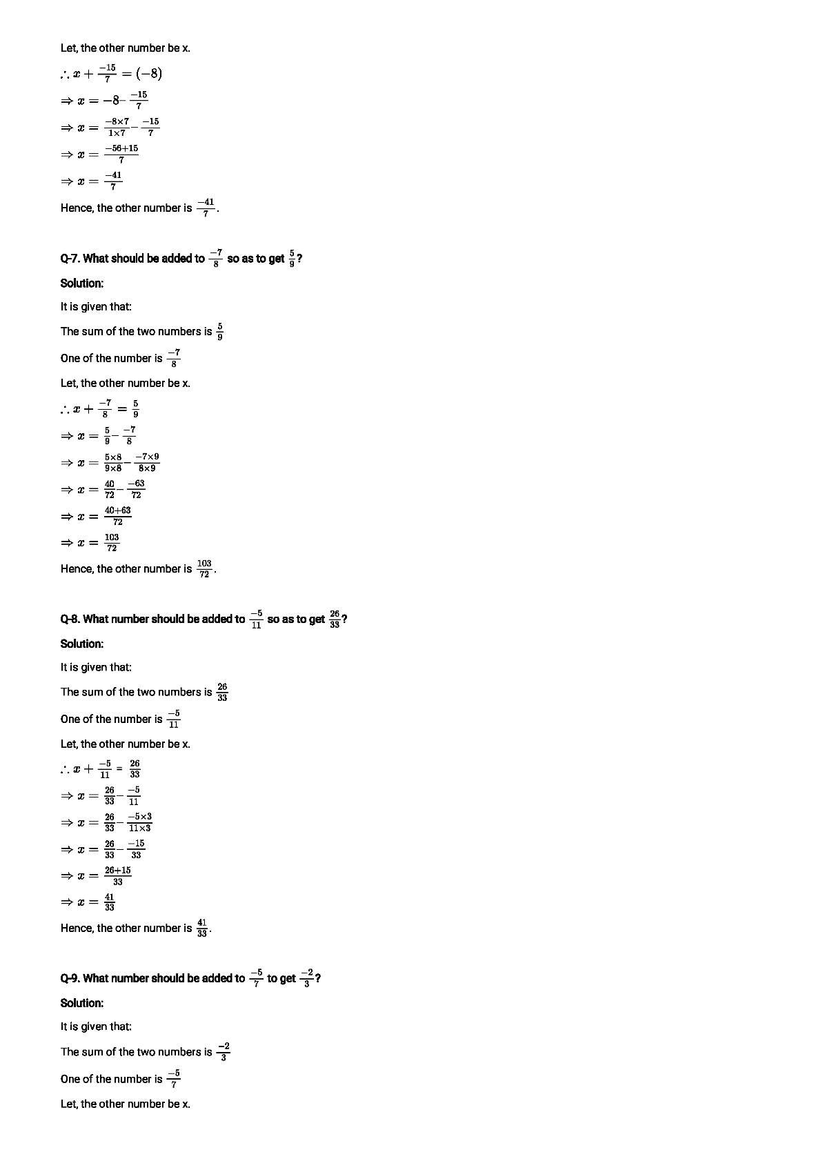 RD Sharma Solutions For Class 8 Maths Chapter 1