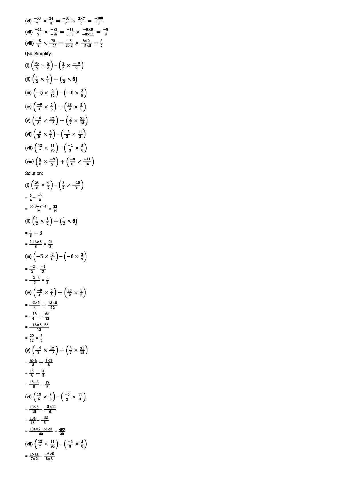 RD Sharma Solutions For Class 8 Maths Chapter 1