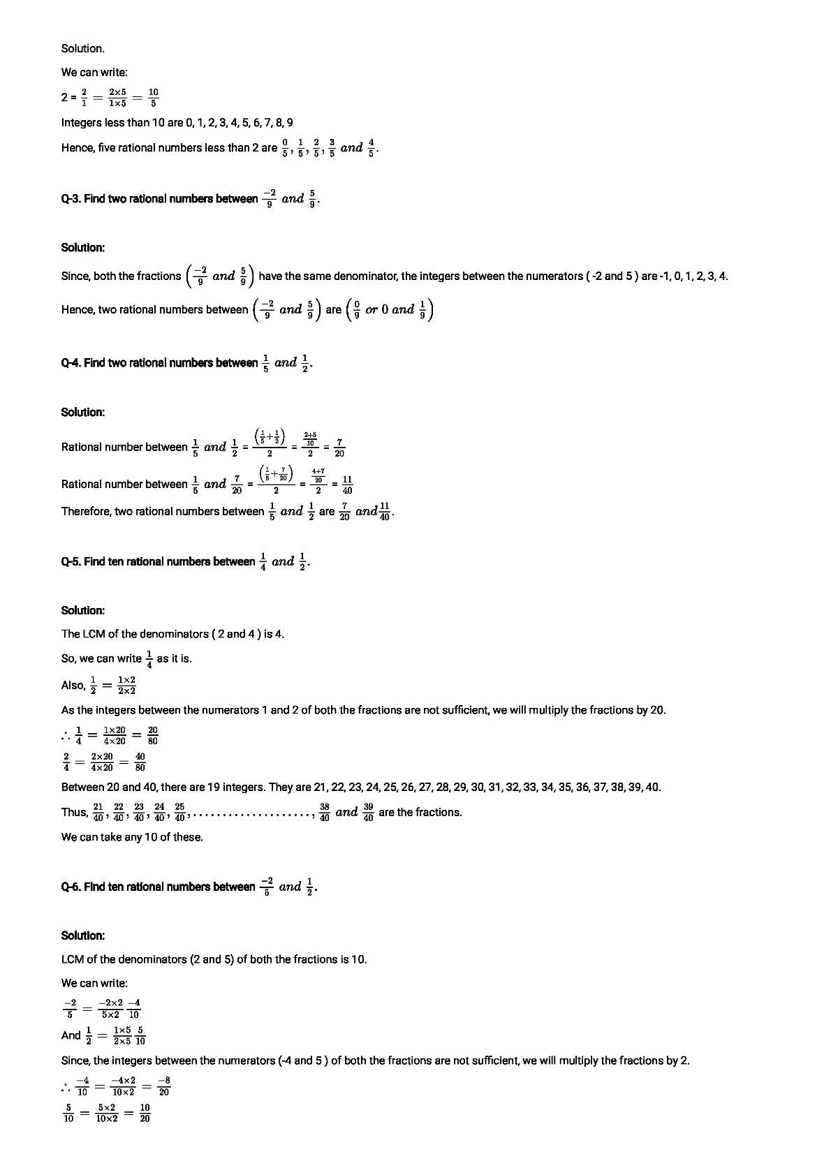 RD Sharma Solutions For Class 8 Maths Chapter 1