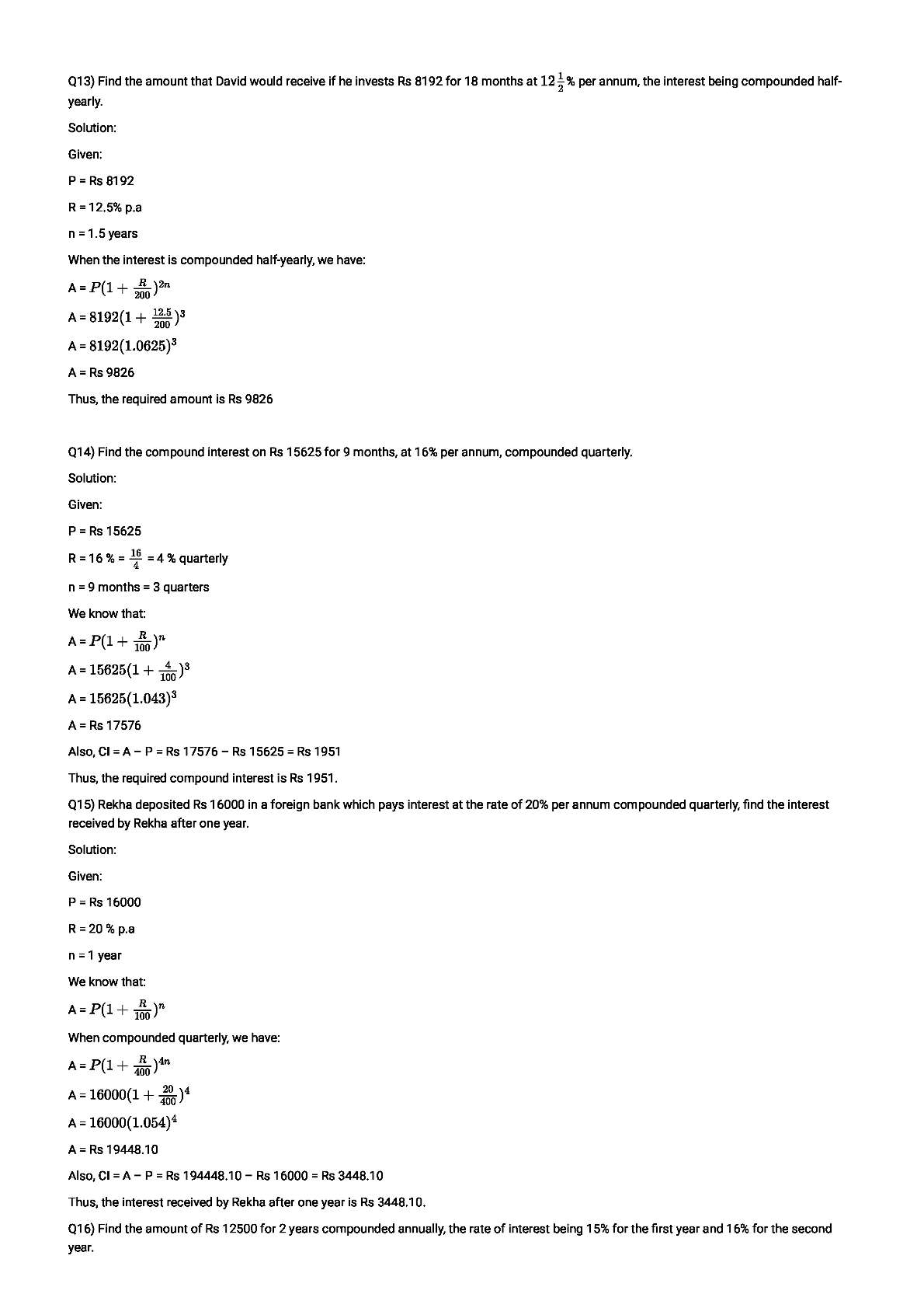 RD Sharma Solutions For Class 8 Maths Chapter 14