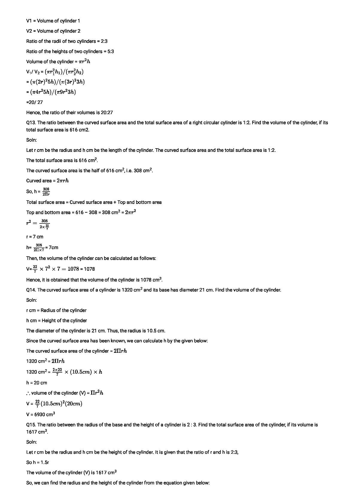 RD Sharma Solutions For Class 8 Maths Chapter 22