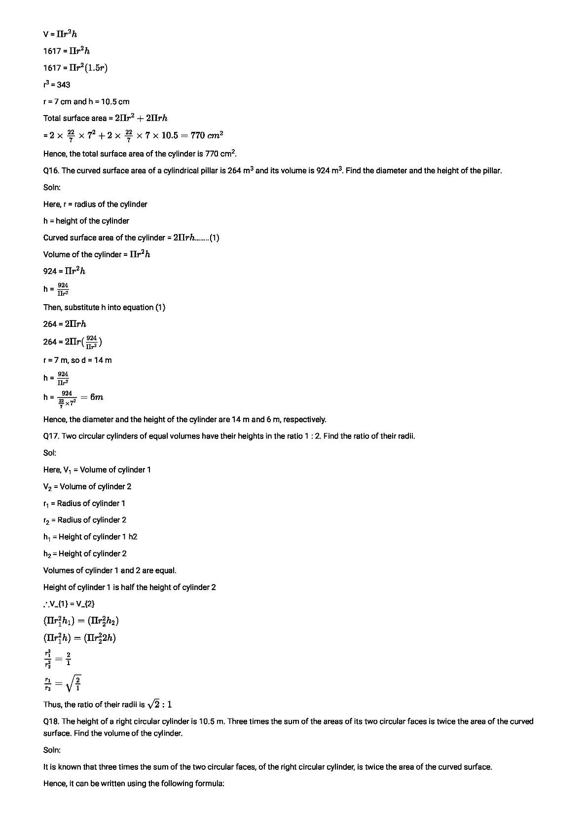 RD Sharma Solutions For Class 8 Maths Chapter 22