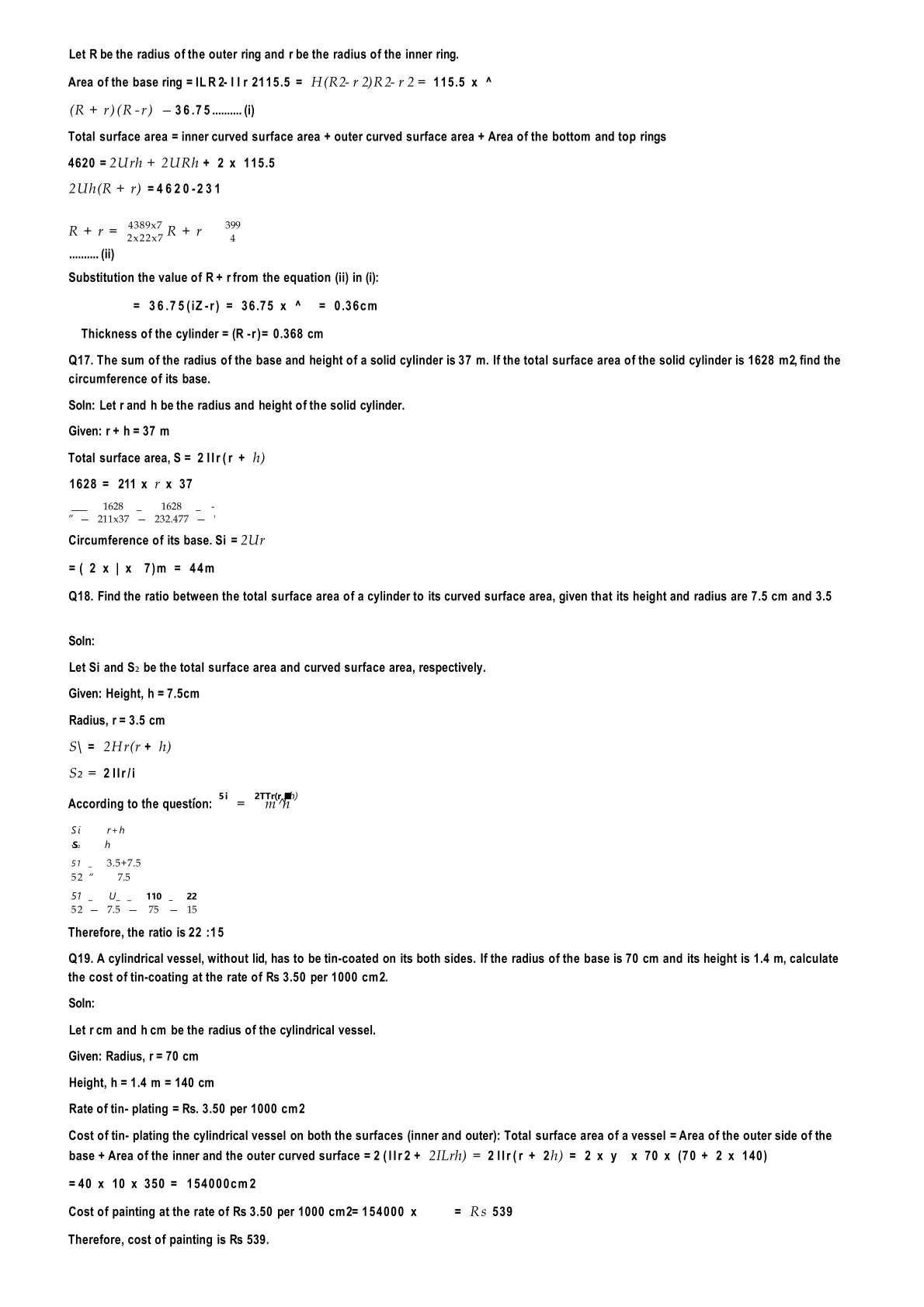 RD Sharma Solutions For Class 8 Maths Chapter 22