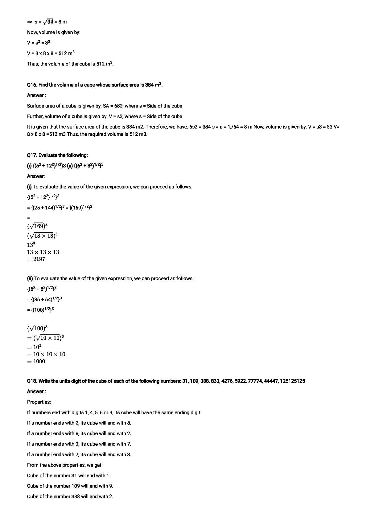 RD Sharma Solutions For Class 8 Maths Chapter 4