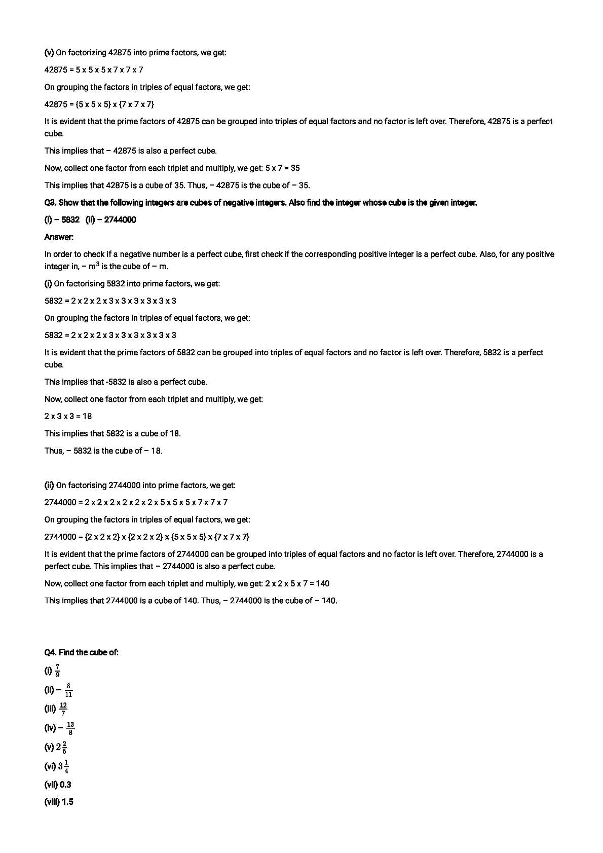 RD Sharma Solutions For Class 8 Maths Chapter 4