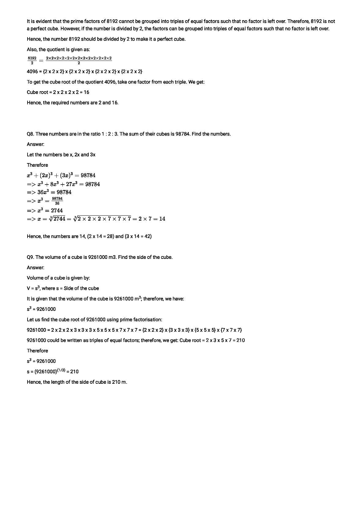 RD Sharma Solutions For Class 8 Maths Chapter 4