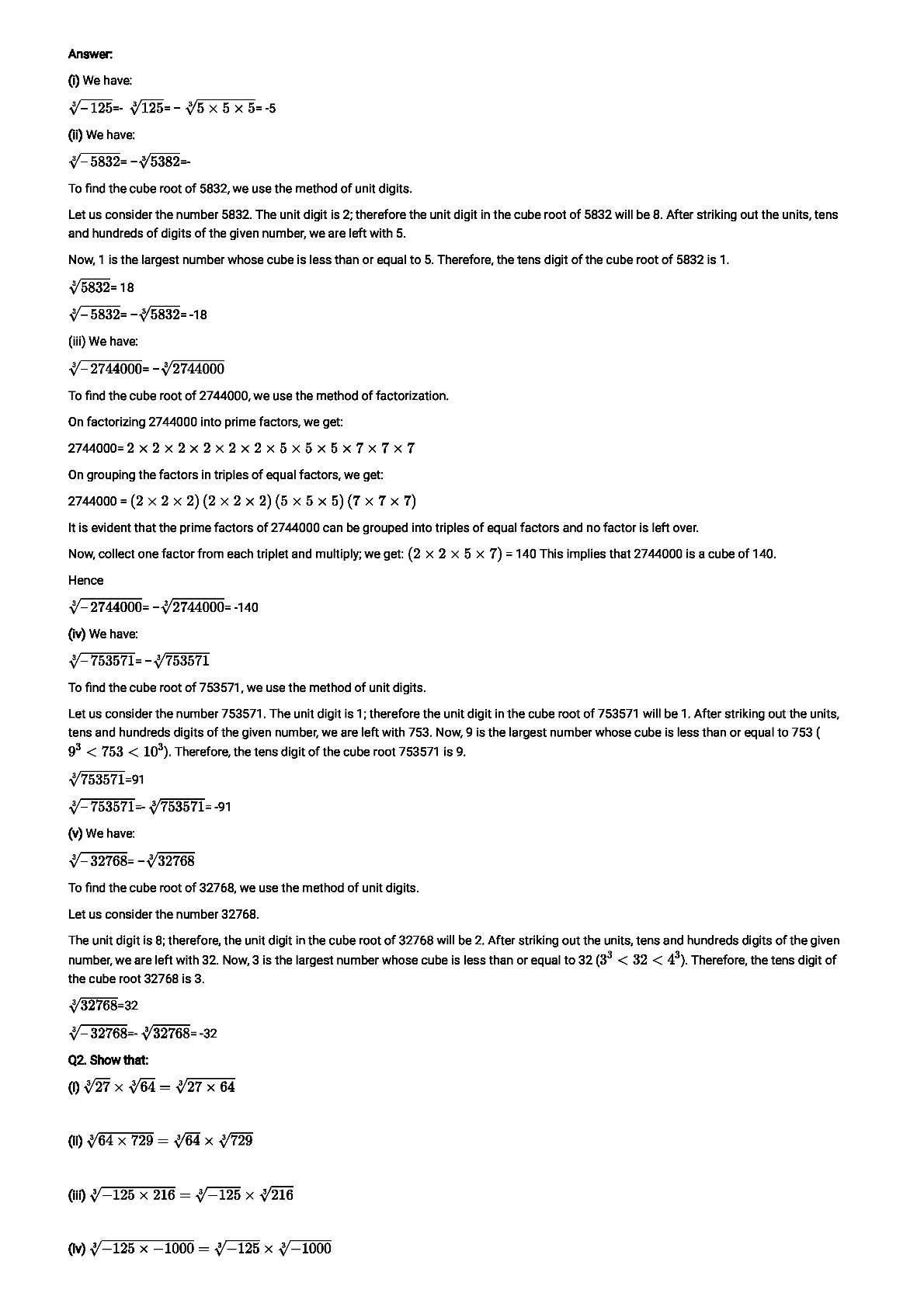 RD Sharma Solutions For Class 8 Maths Chapter 4