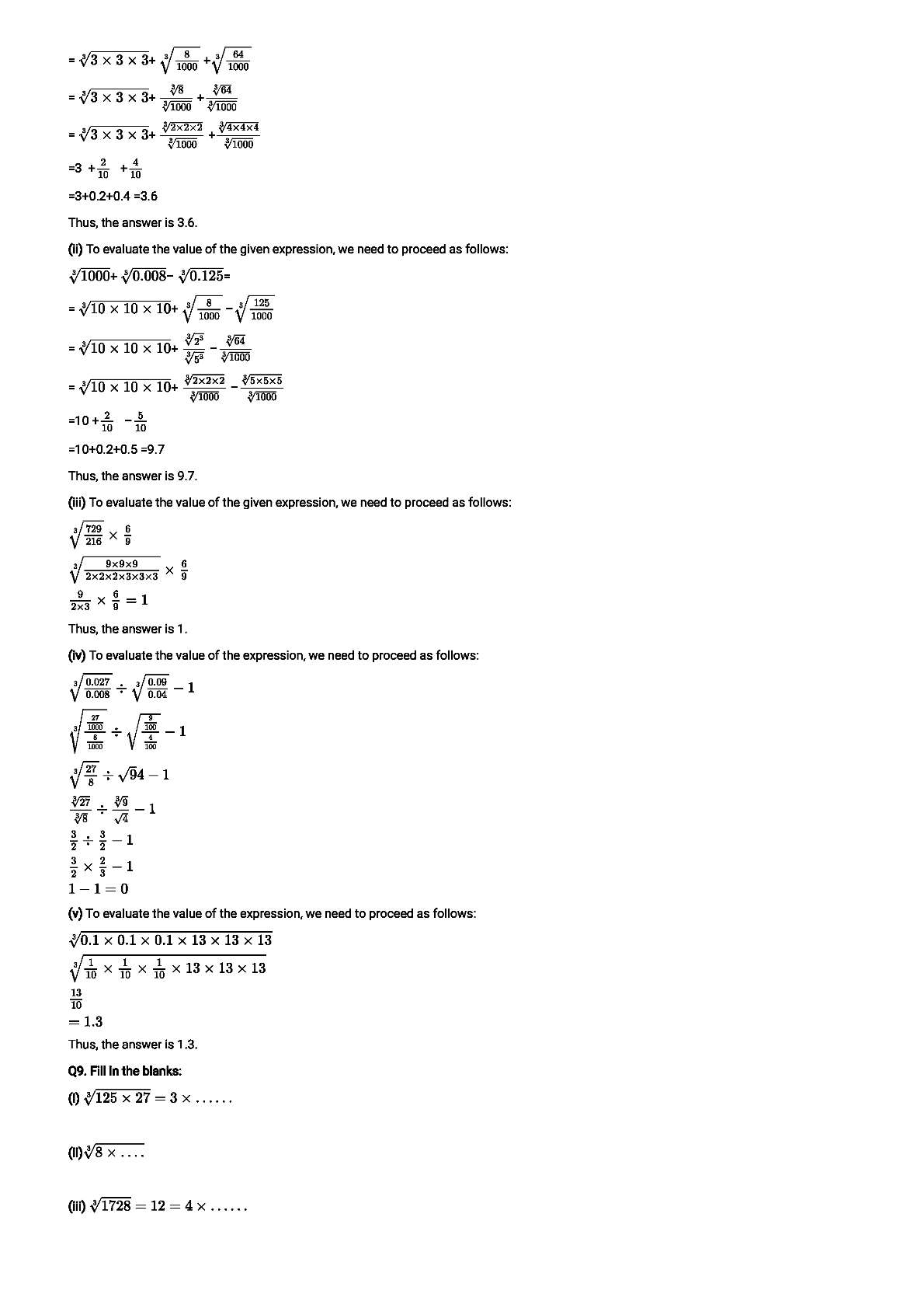 RD Sharma Solutions For Class 8 Maths Chapter 4