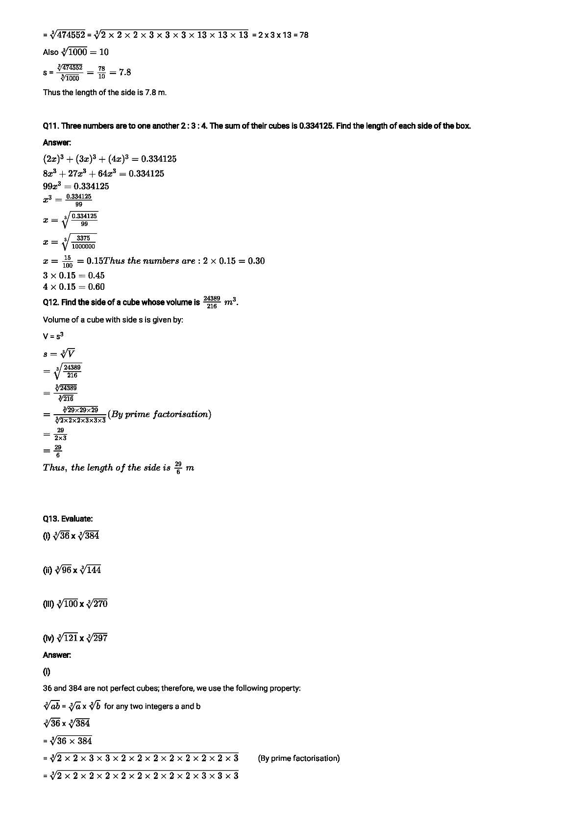 RD Sharma Solutions For Class 8 Maths Chapter 4