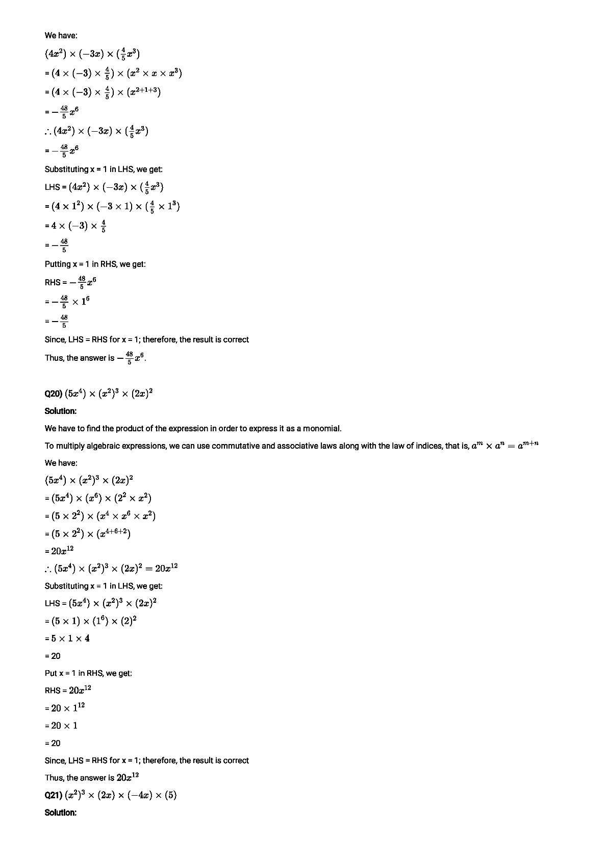 RD Sharma Solutions For Class 8 Maths Chapter 6