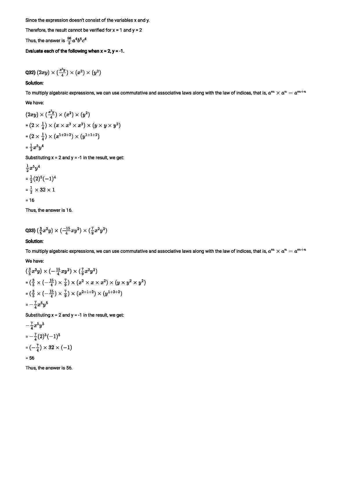 RD Sharma Solutions For Class 8 Maths Chapter 6
