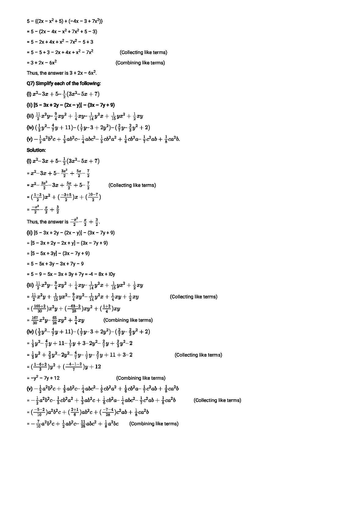 RD Sharma Solutions For Class 8 Maths Chapter 6