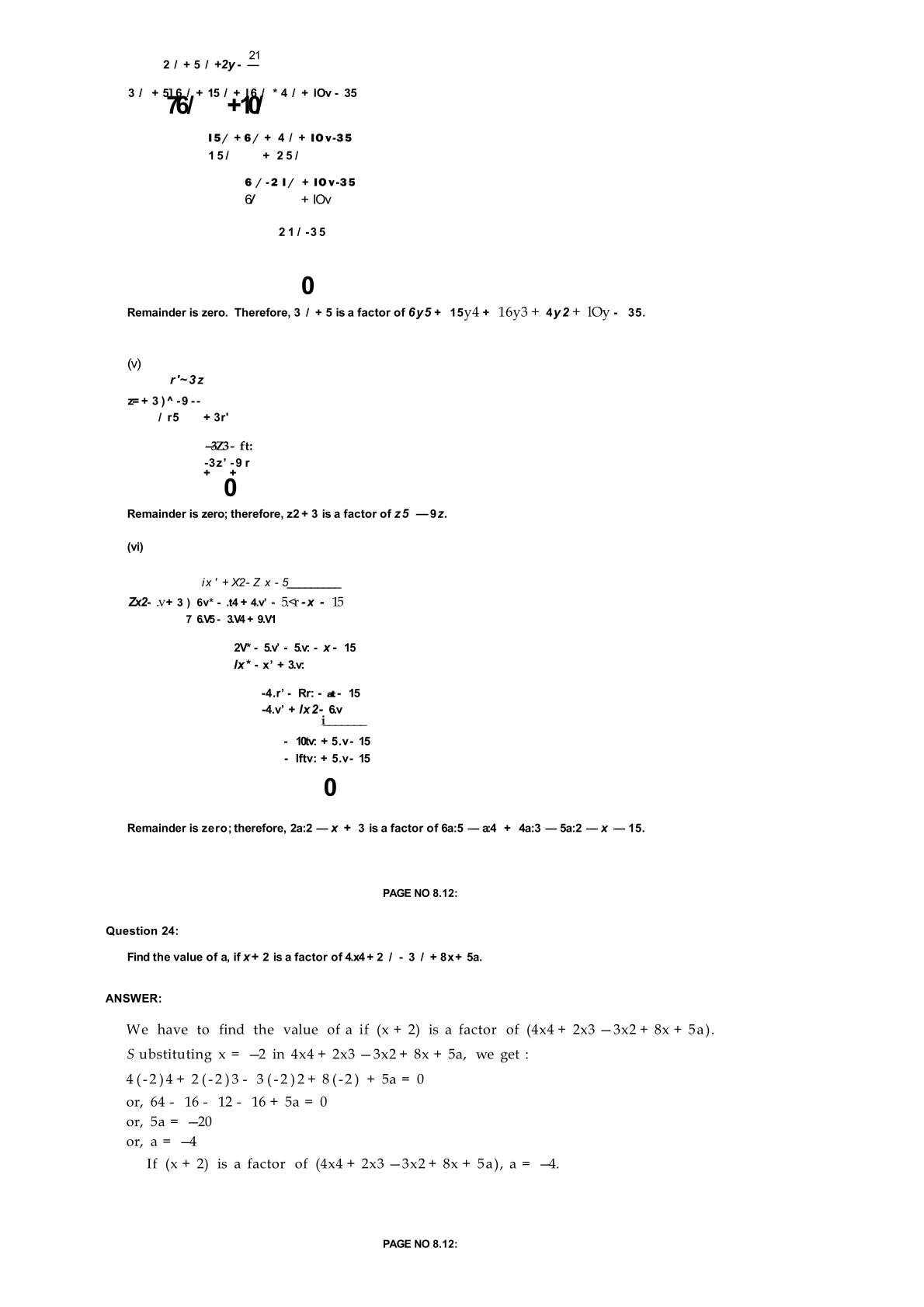 RD Sharma Solutions For Class 8 Maths Chapter 8