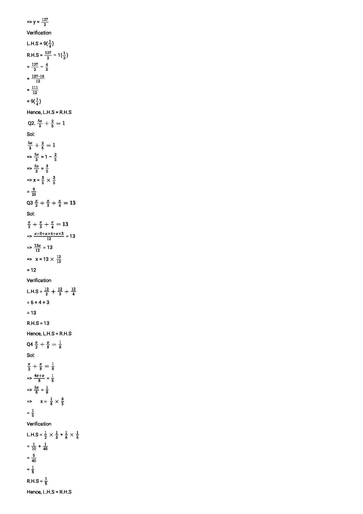 RD Sharma Solutions For Class 8 Maths Chapter 9