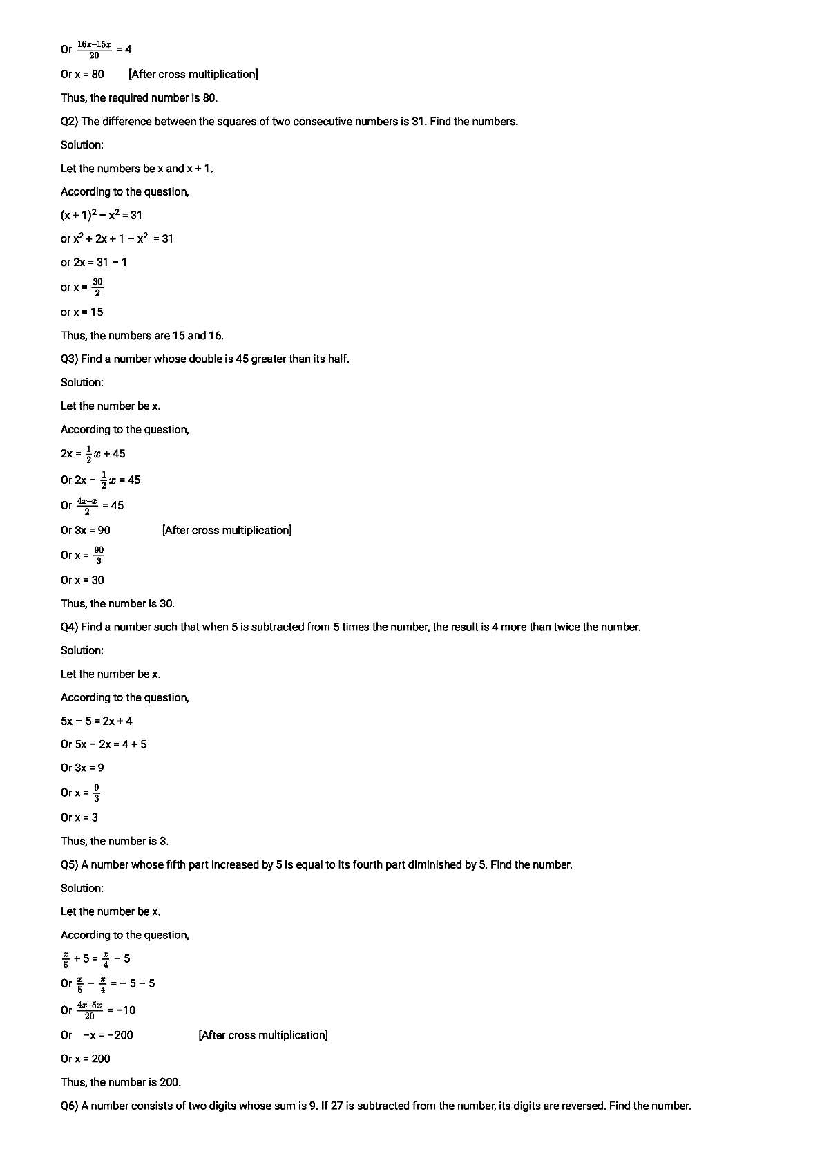 RD Sharma Solutions For Class 8 Maths Chapter 9